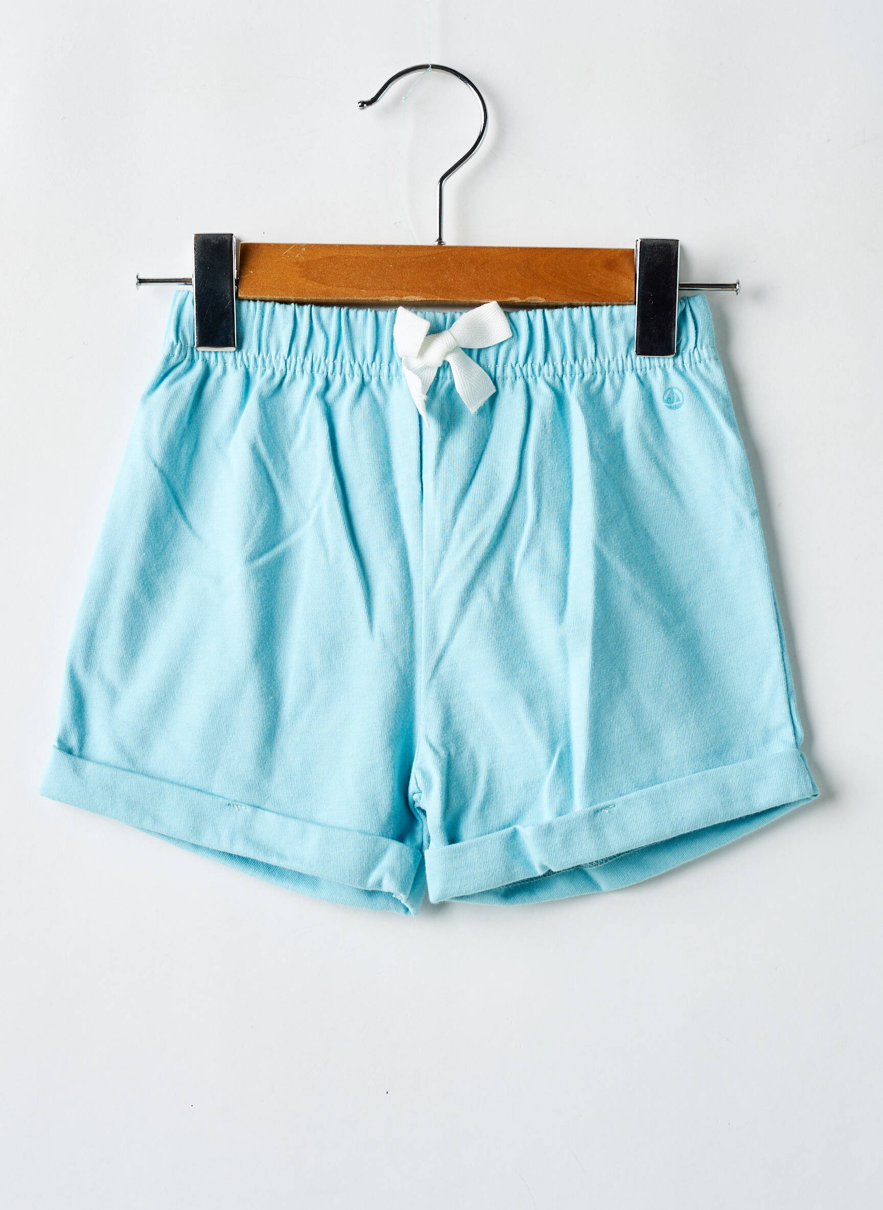 Šortas užsegimas su raišteliais elastinė dydis mėlyna PETIT BATEAU mergina