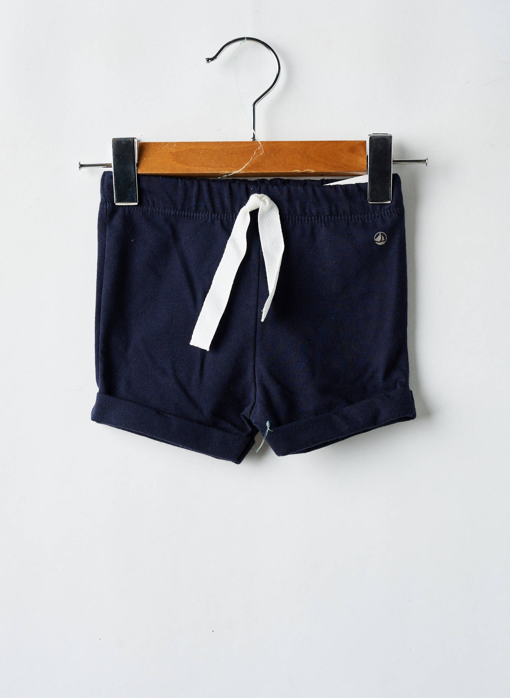 Šortas užsegimas su raišteliais elastinė dydis mėlyna PETIT BATEAU mergina