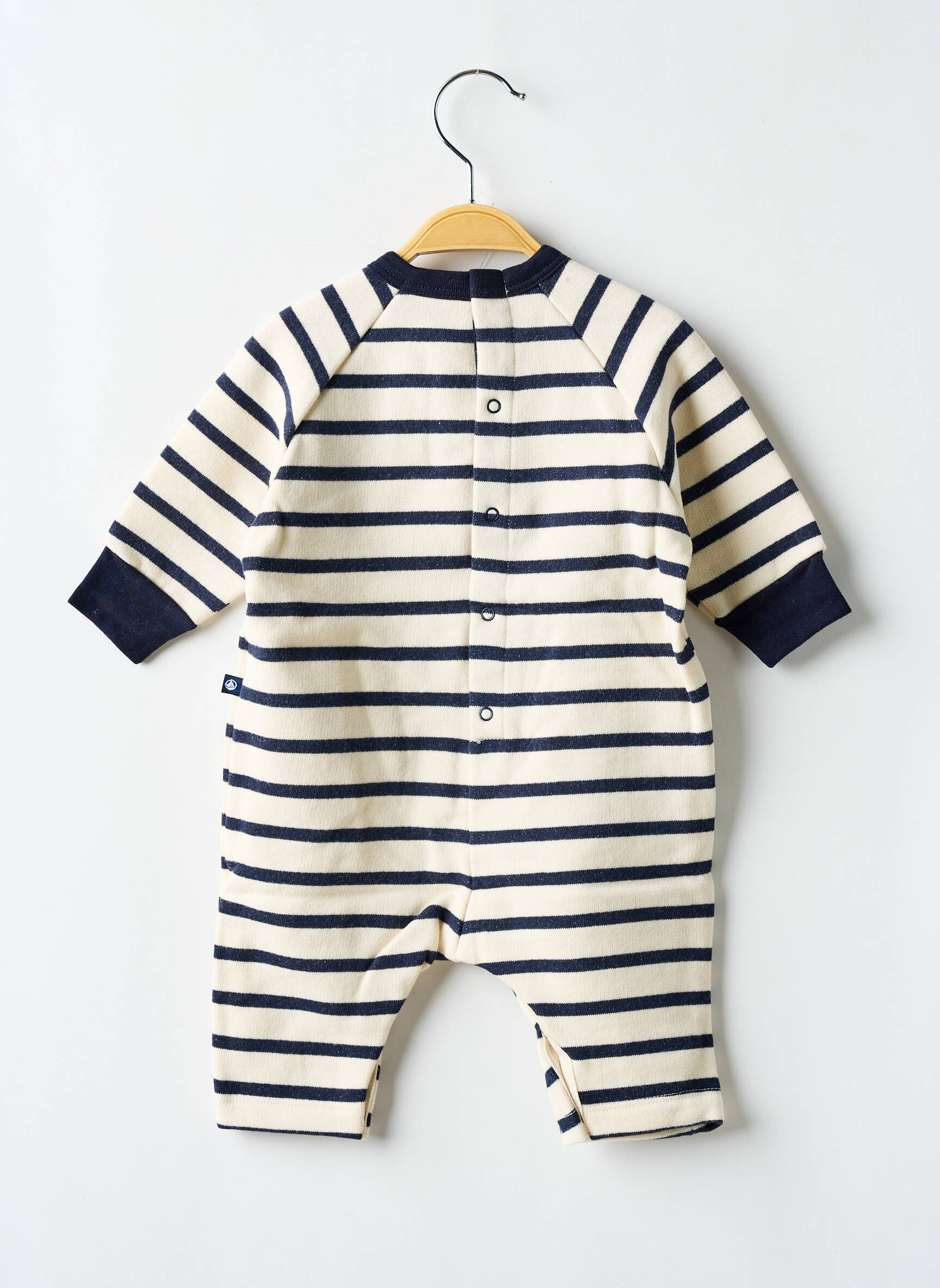 Kombinezonas ilgos rankovės ilgos rankovės mėlyna PETIT BATEAU berniukas