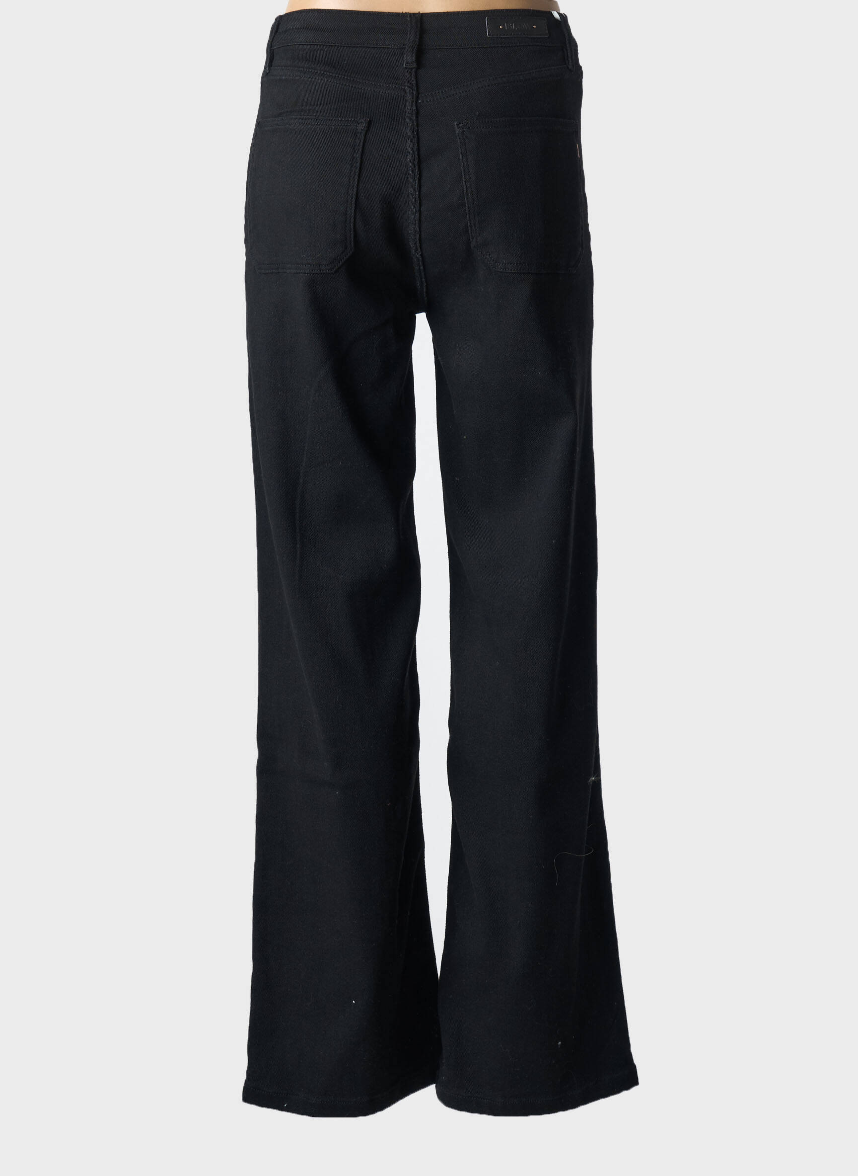 Flare tipo džinsai tamprumas normala dydis juodas ISLOW moteris