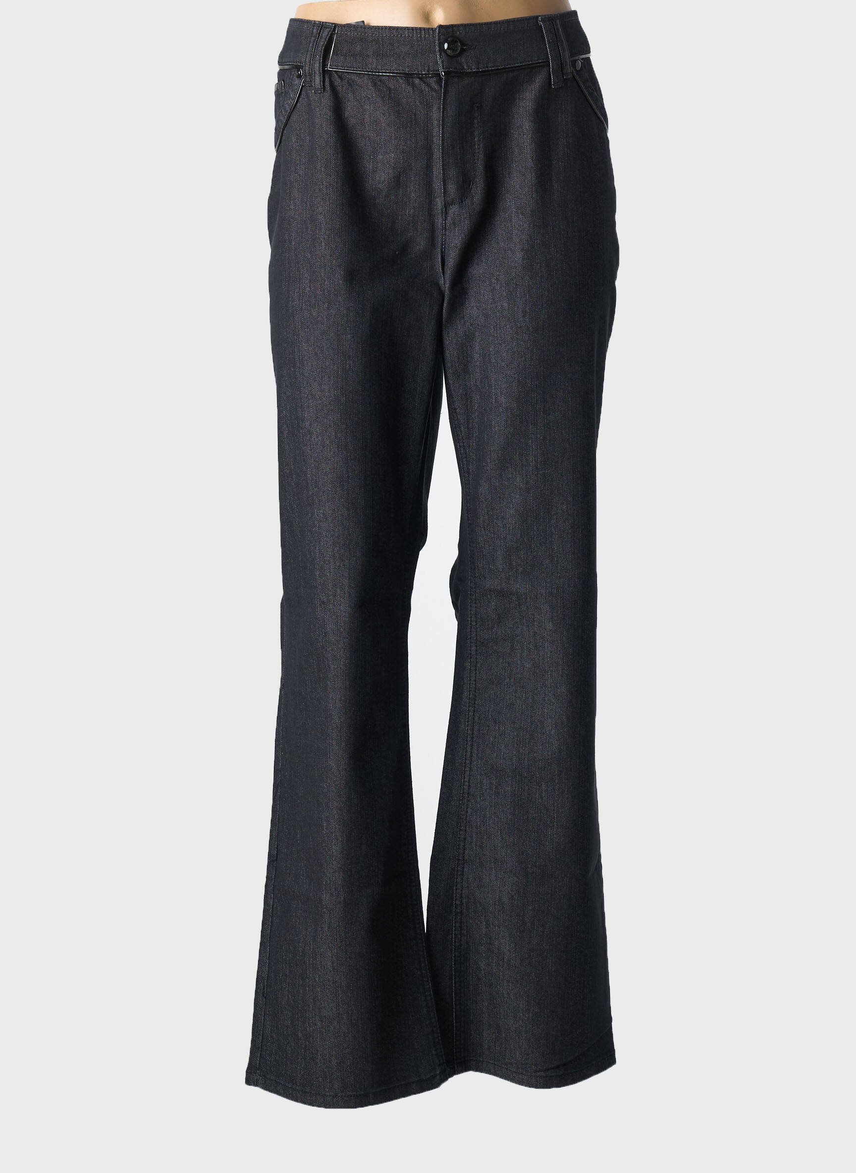Bootcut džinsai normala dydis normala dydis juodas ANNA MONTANA moteris
