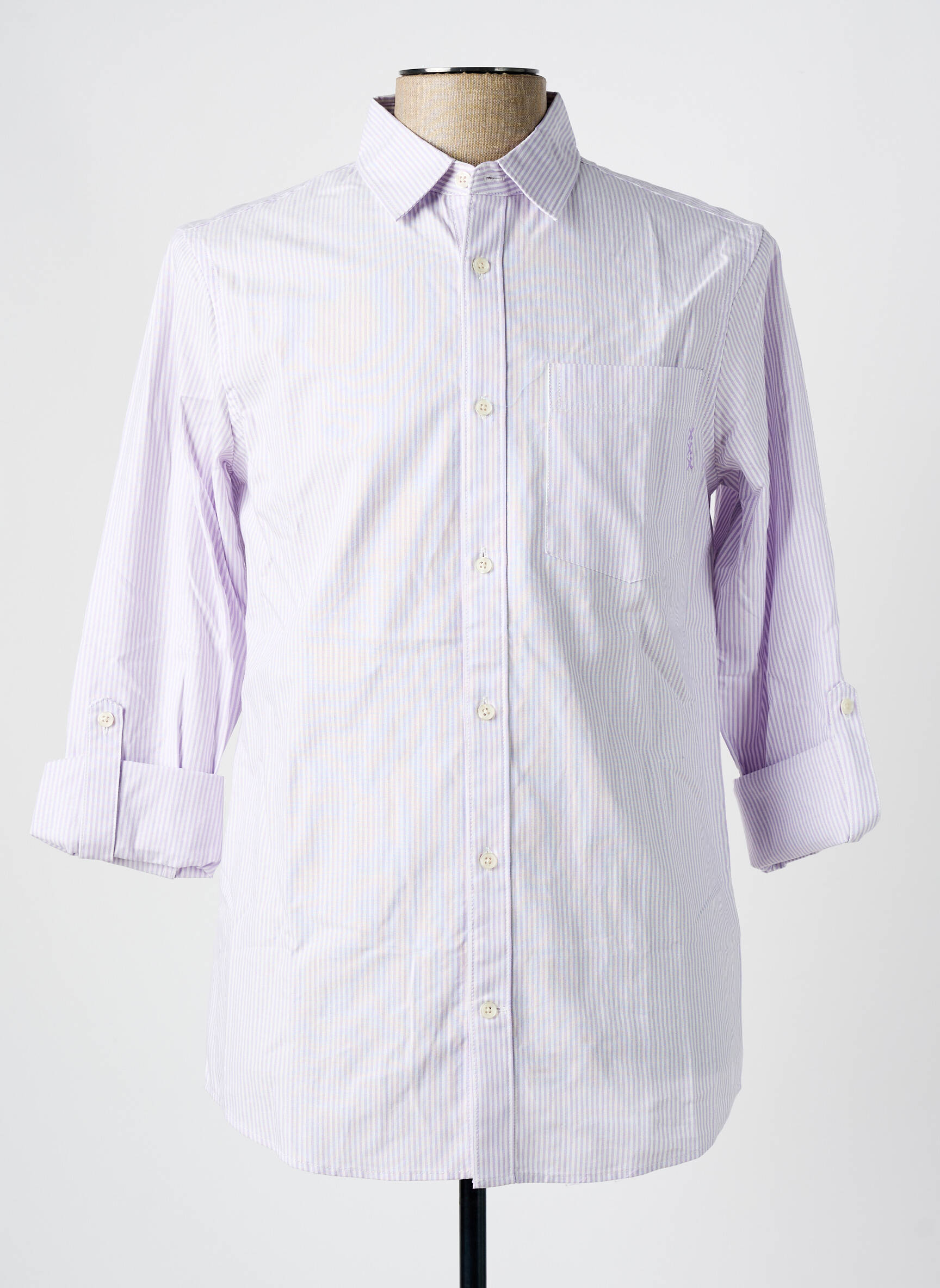 Ilgomis rankovėmis marškinys tiesi kirpimas violetinis SCOTCH & SODA vyras