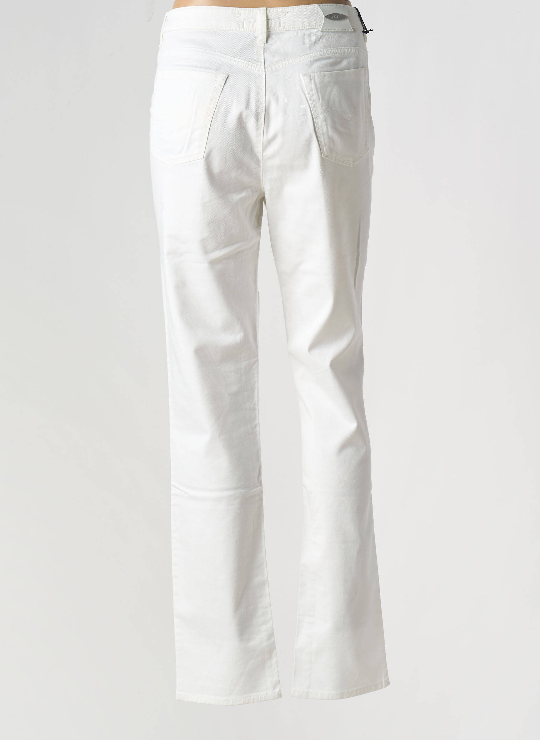 Tiesios kirpimo džinsai tamprumas normala dydis baltas TRUSSARDI JEANS moteris