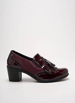 Mokasīnai lygus medžiaga kulnas nuo 4 iki 6 cm violetinis ENVAL SOFT moteris