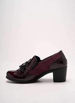 Mokasīnai lygus medžiaga kulnas nuo 4 iki 6 cm violetinis ENVAL SOFT moteris