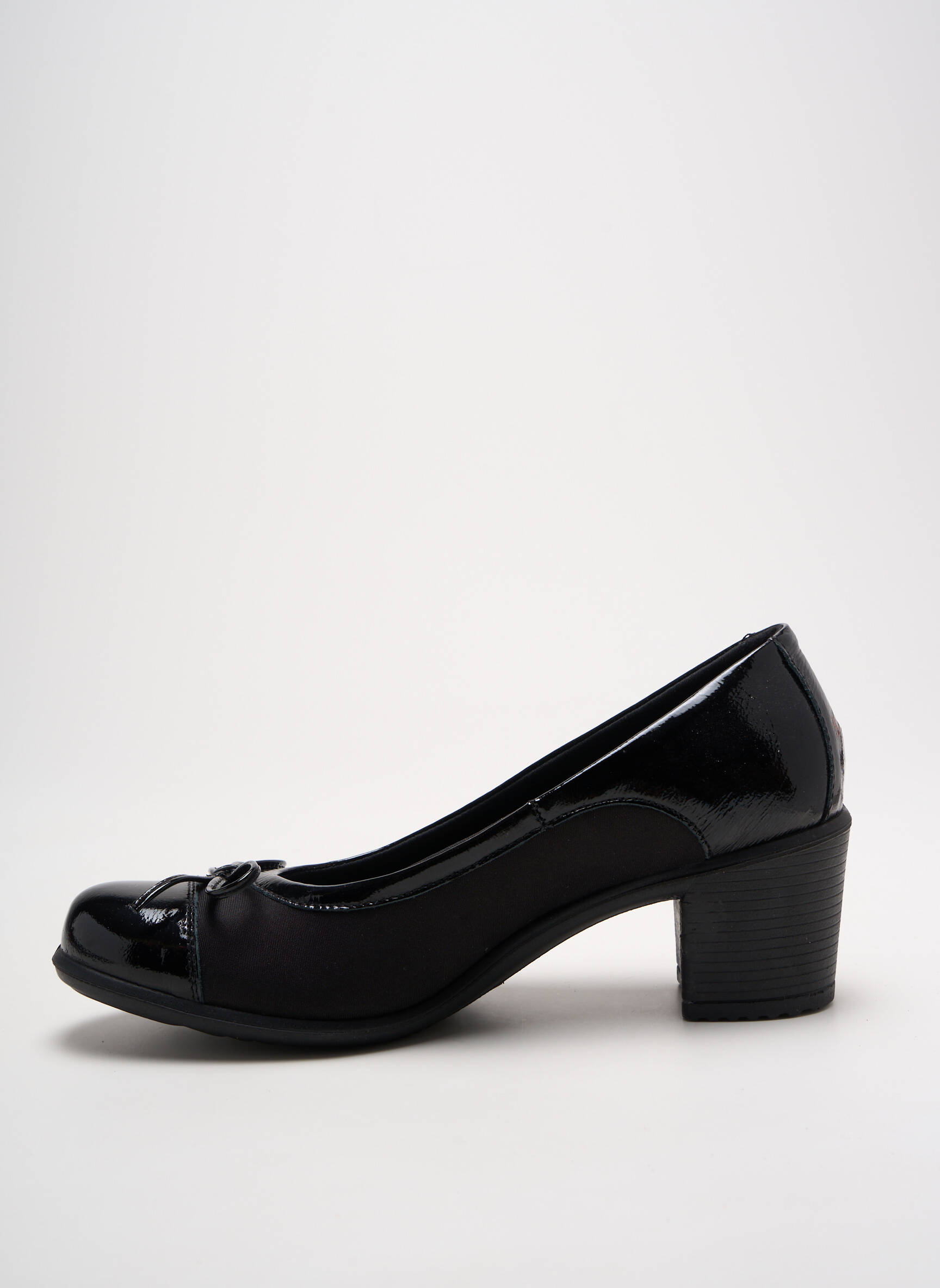 Aukštakulniai lygus medžiaga kulnas nuo 4 iki 6 cm juodas ENVAL SOFT moteris