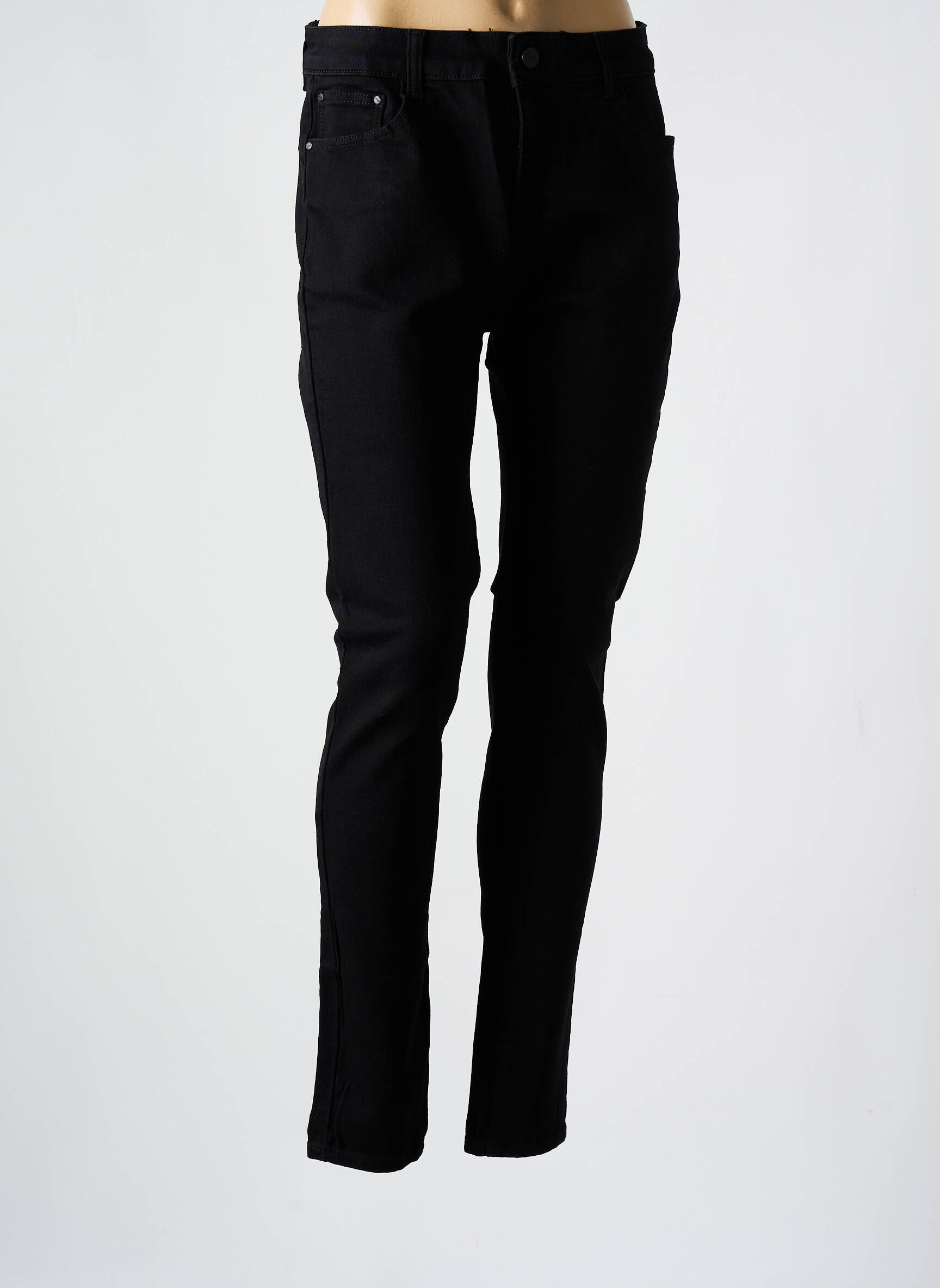 Lieknos kelnės kišenės juodas BS JEANS moteris