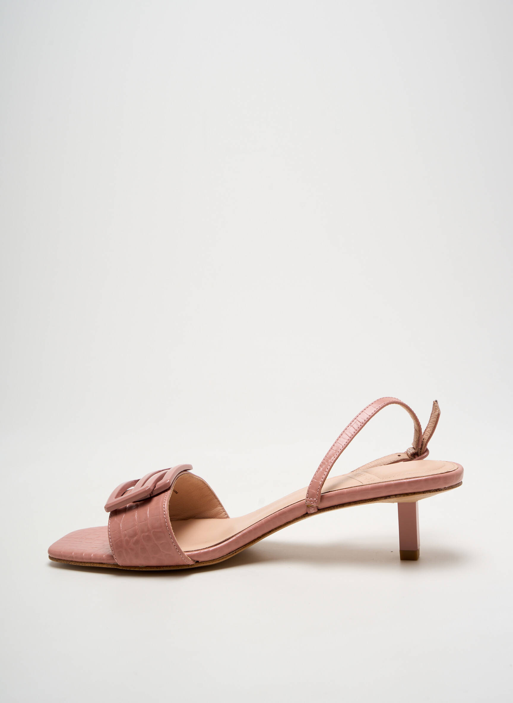 Sandalai/nu pėdos aukštas kulnas kulnas nuo 4 iki 6 cm rožinė WHAT FOR moteris