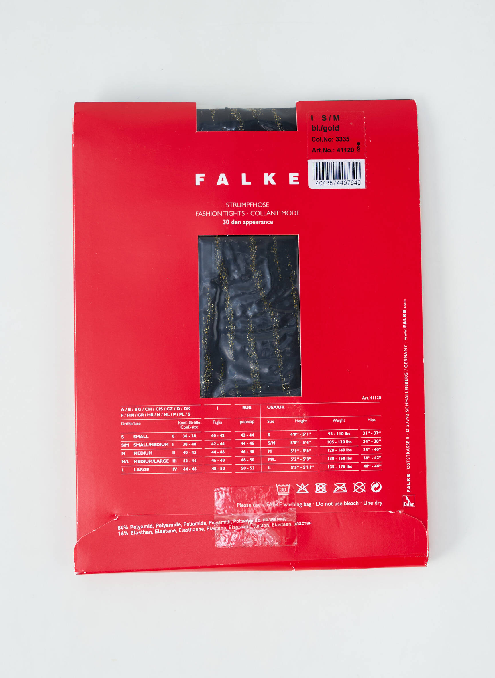 Kojinės fantazijos raštas auksas FALKE moteris