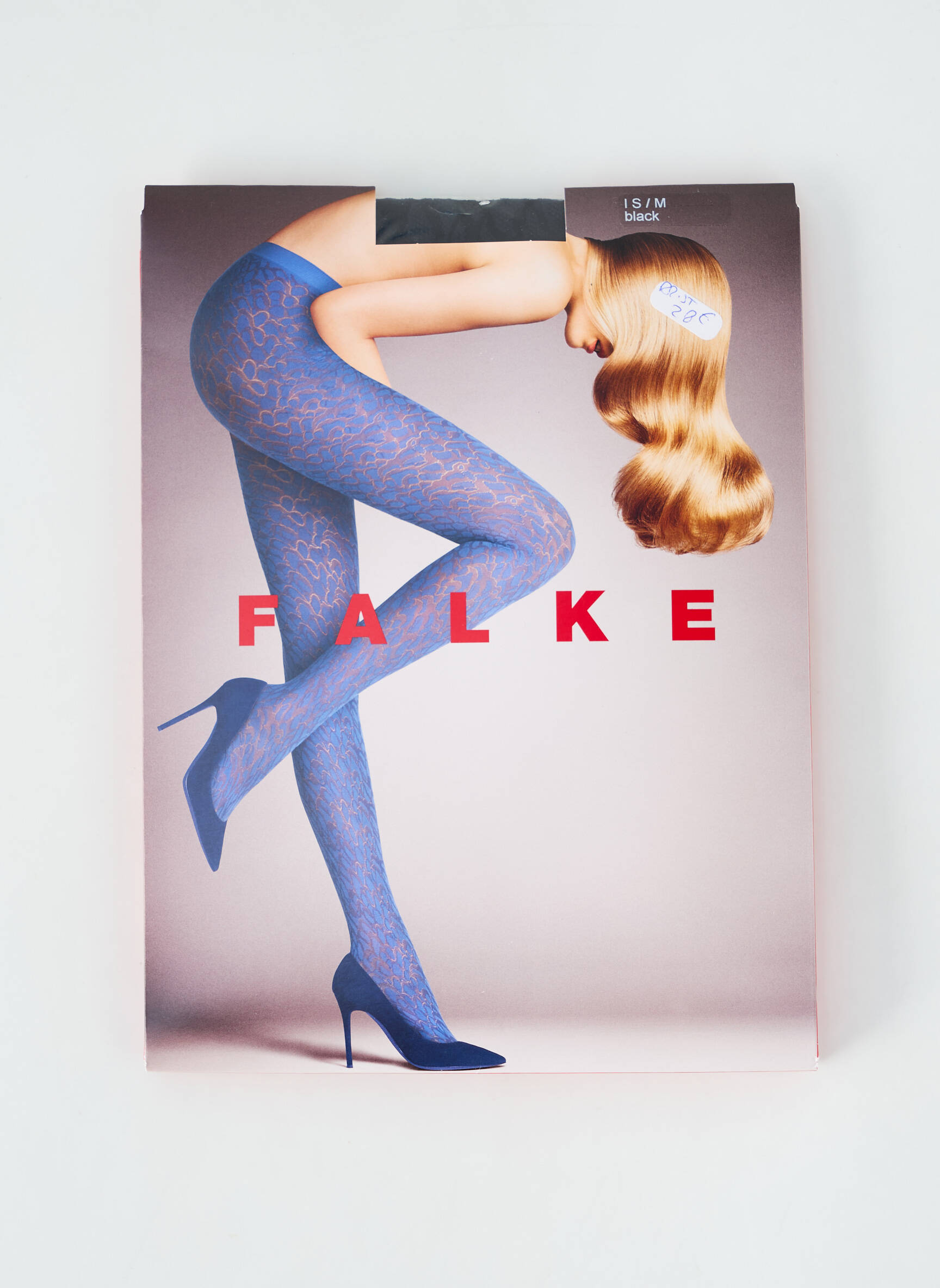 Kojinės fantazijos raštas juodas FALKE moteris