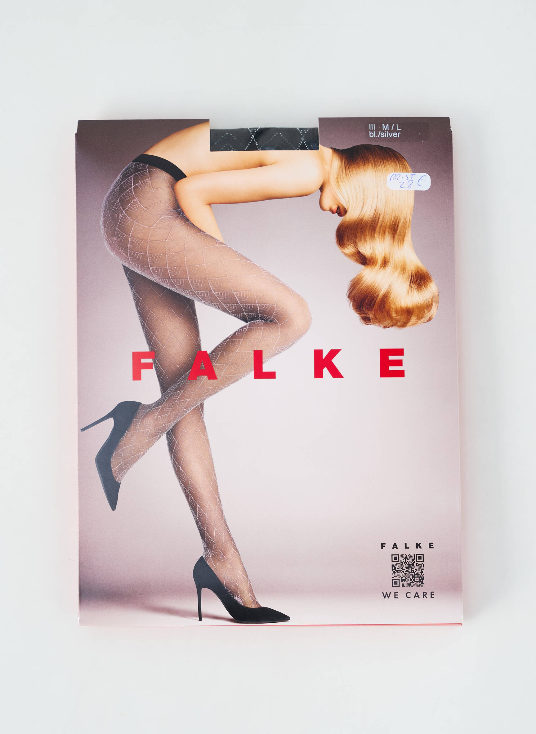 Kojinės fantazijos raštas sidabrinė FALKE moteris