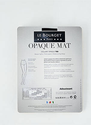 Kojinės tamprumas juodas LE BOURGET moteris