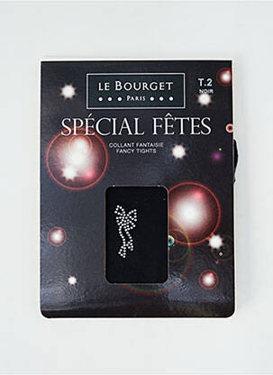 Kojinės tamprumas juodas LE BOURGET moteris