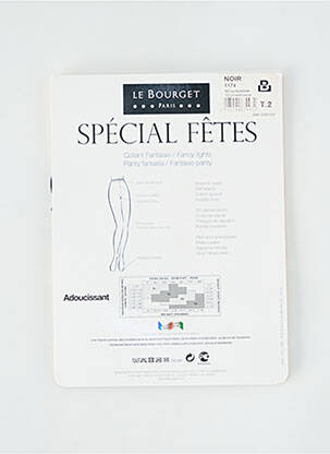 Kojinės tamprumas juodas LE BOURGET moteris