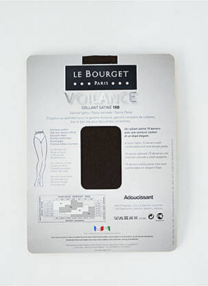 Kojinės pėdkelnės/basai rudas LE BOURGET moteris