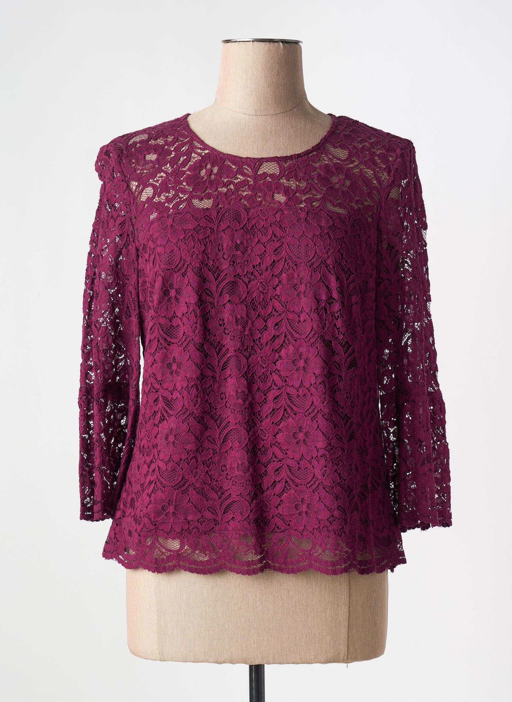 Viršūnė tamprumas 3/4 rankovės violetinis GERRY WEBER moteris