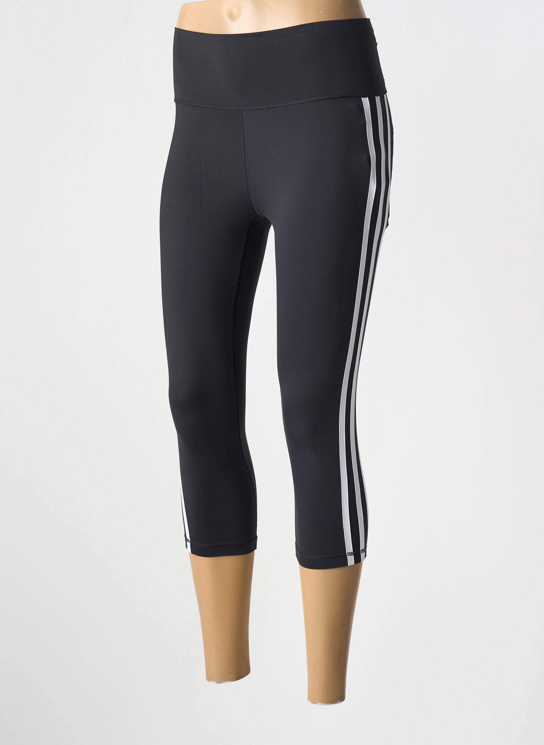 Legingas jersey audinys normala dydis juodas ADIDAS moteris
