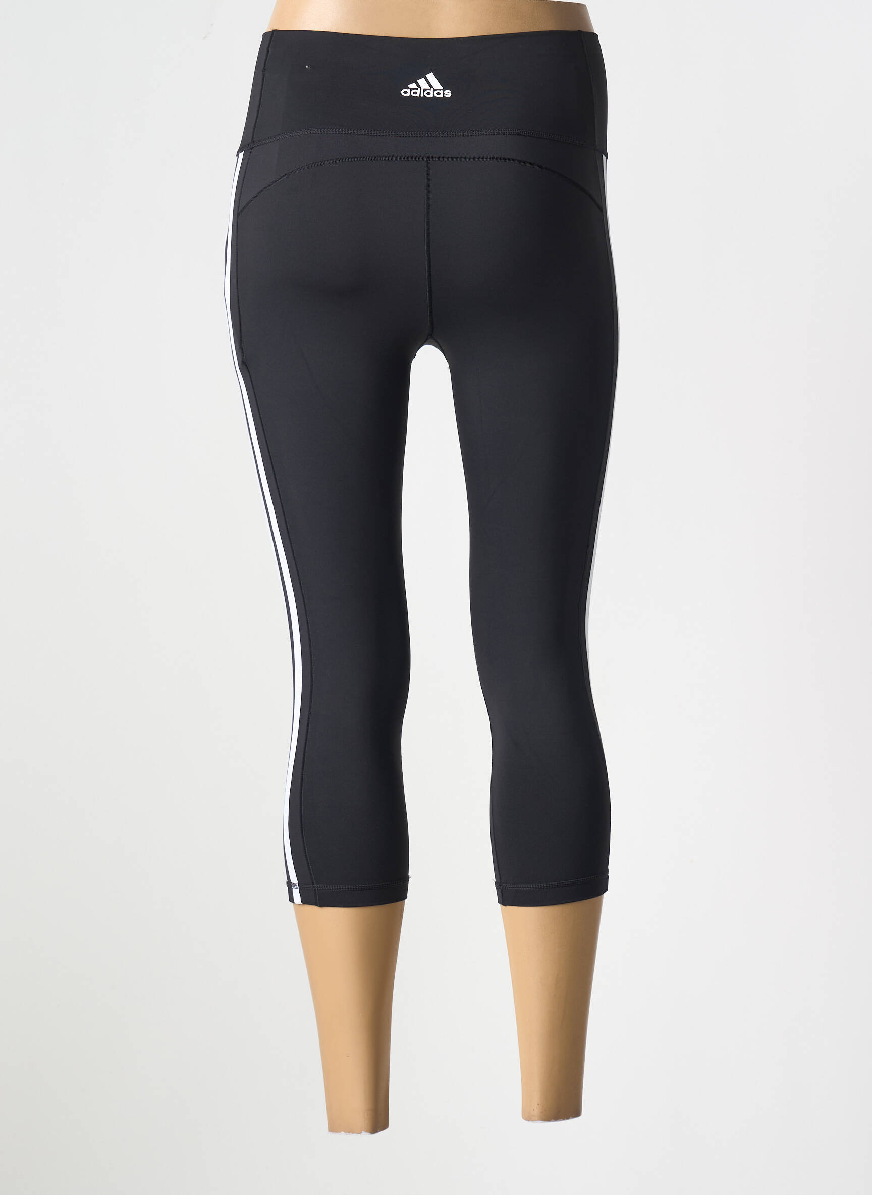 Legingas jersey audinys normala dydis juodas ADIDAS moteris