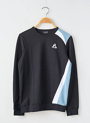Mikroskopas tiesi kirpimas ilgos rankovės juodas LE COQ SPORTIF berniukas
