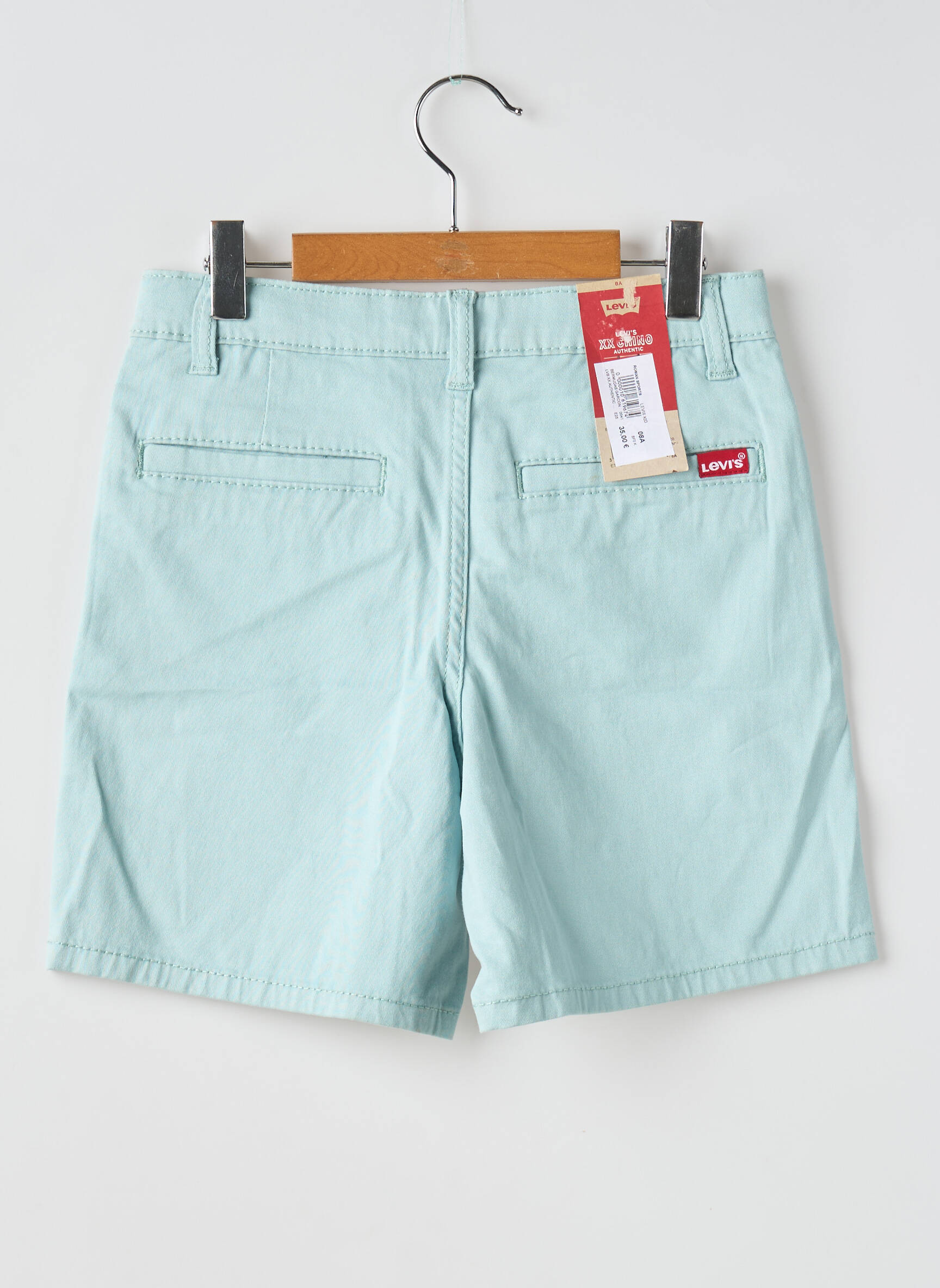 Bermudas uždarymas su užtrauktuku po mygtuku uždengimu mėlyna LEVI'S berniukas