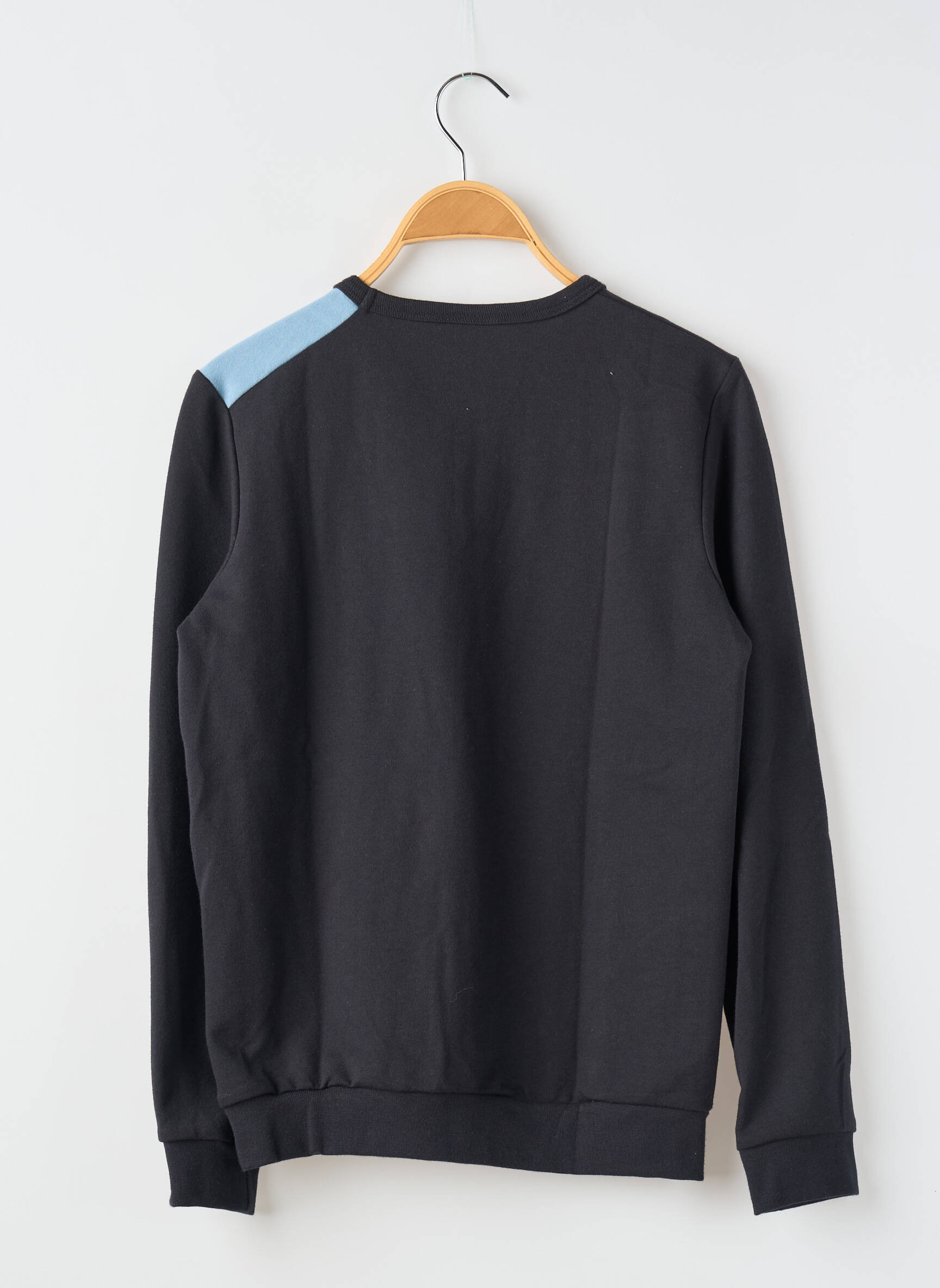 Mikroskopas tiesi kirpimas ilgos rankovės juodas LE COQ SPORTIF berniukas
