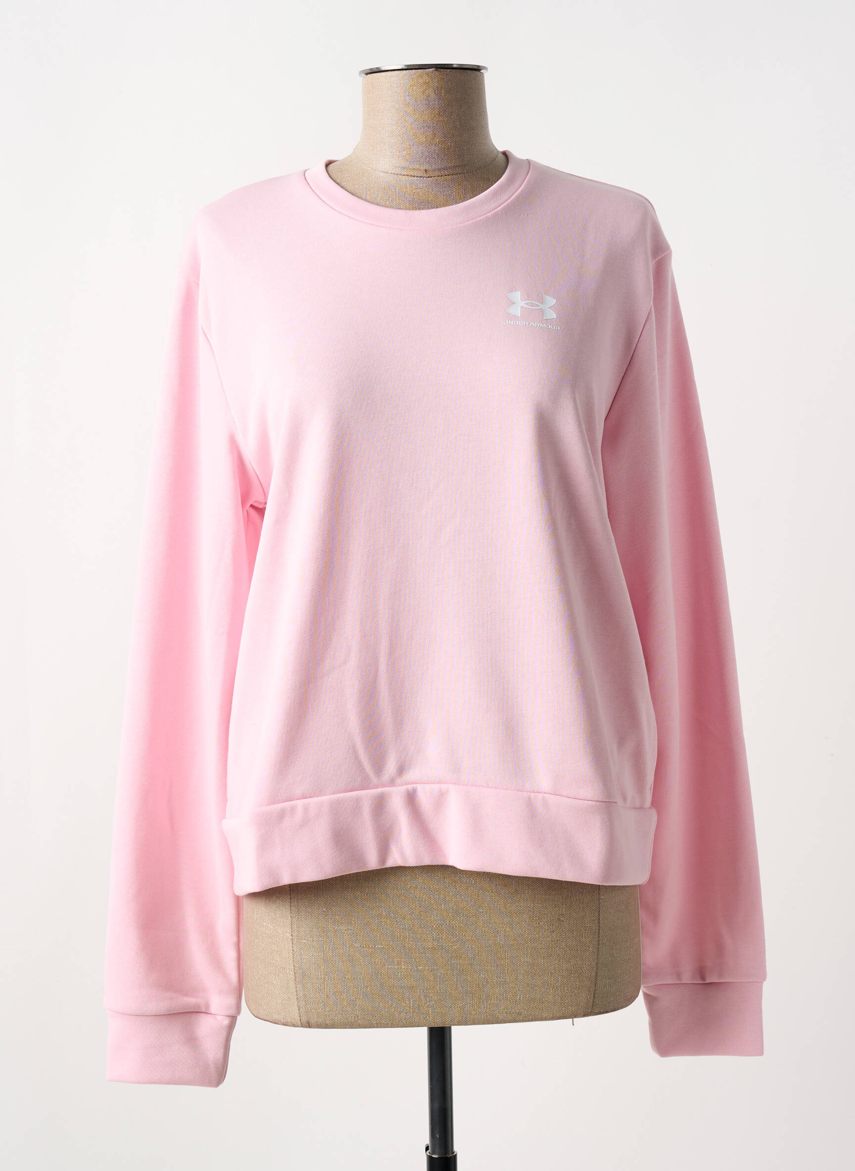 Mikroskopas siuvinėjimas ilgos rankovės rožinė UNDER ARMOUR moteris