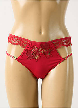Tanga satino audinys raudona LISE CHARMEL moteris