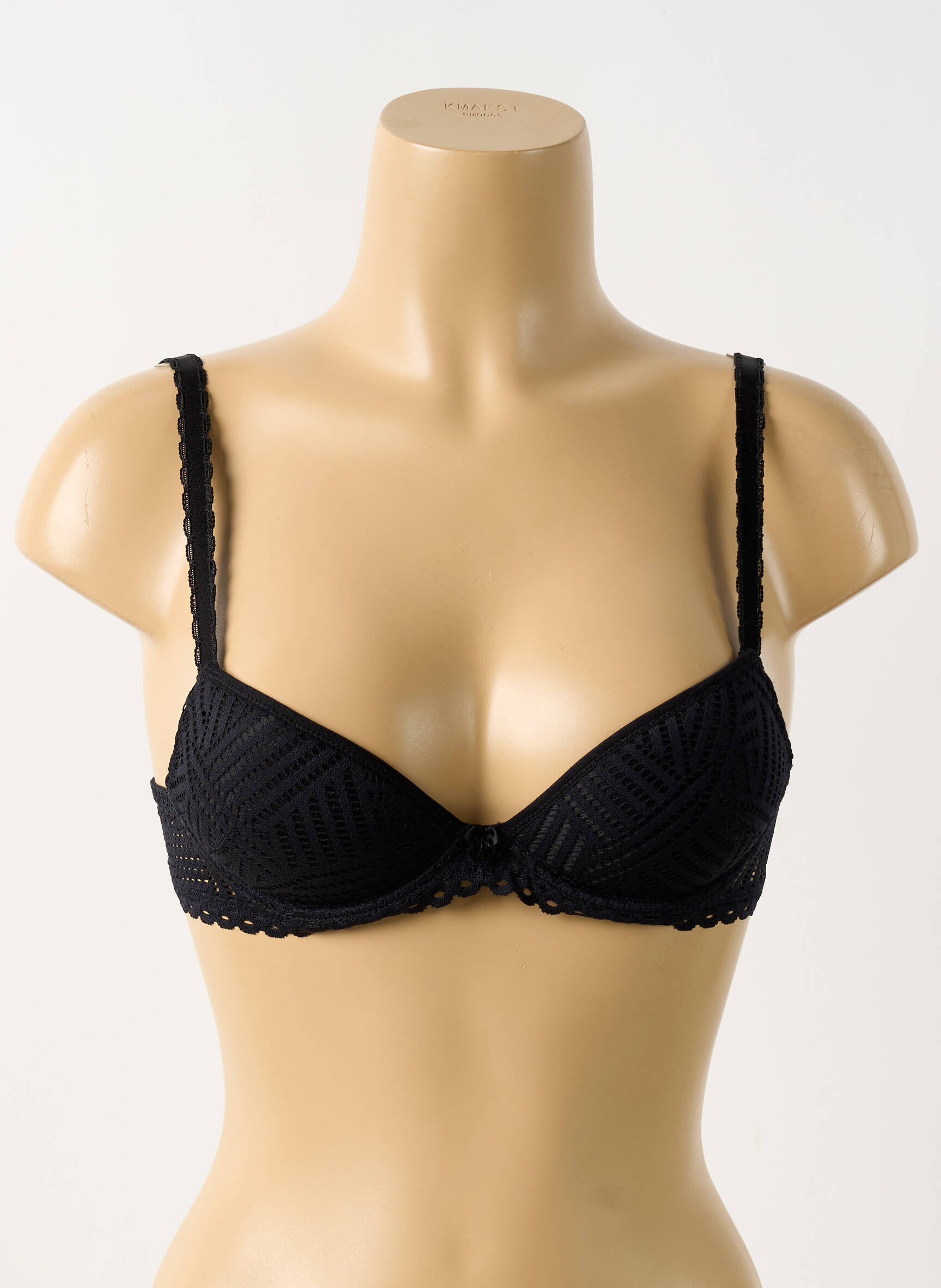 Liemenėlė push-up liemenėlė su aukštu palaikymu push-up liemenėlė su aukštu palaikymu juodas ANTIGEL moteris
