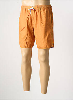 Maudymosi šortas fantazijos raštas oranžinė KNOWLEDGE COTTON APPAREL vyras