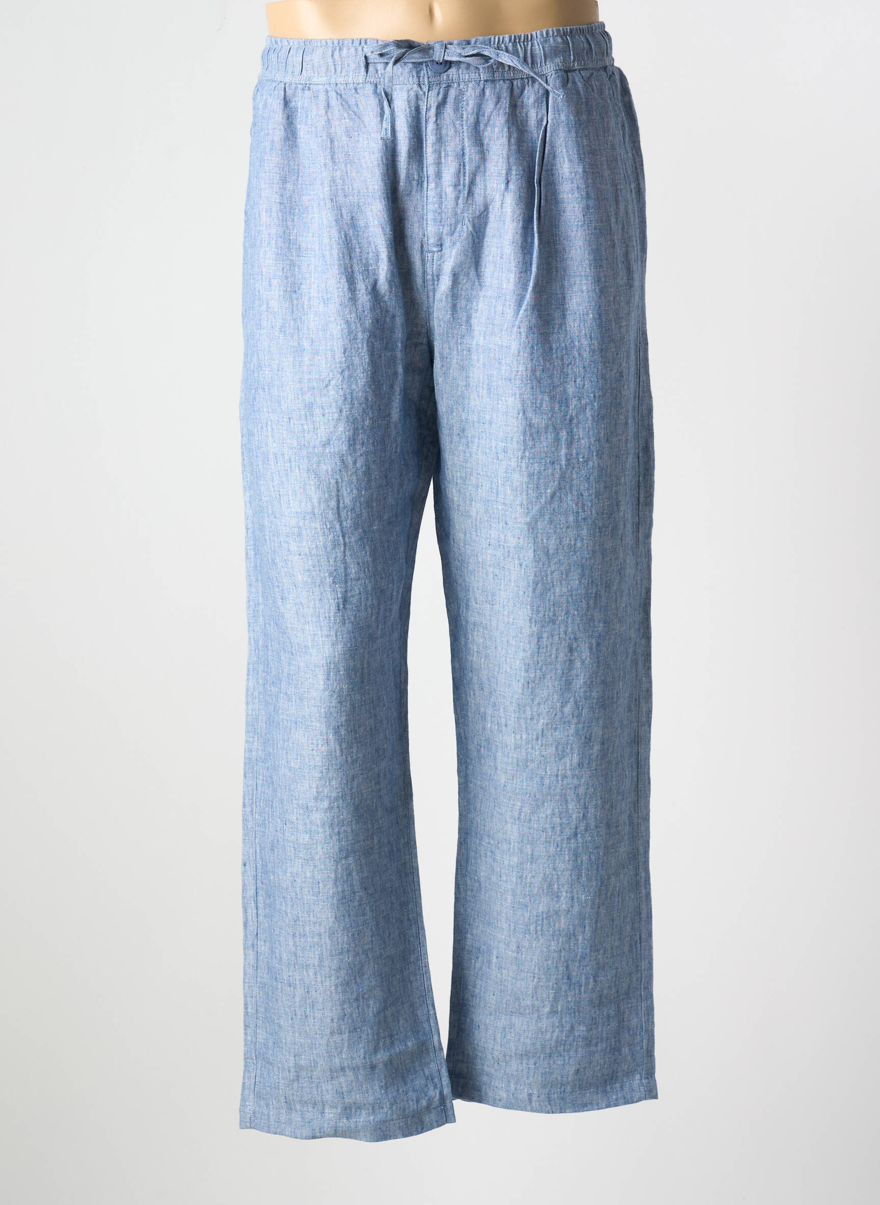 Platus kelnes tiesi kirpimas mėlyna KNOWLEDGE COTTON APPAREL vyras