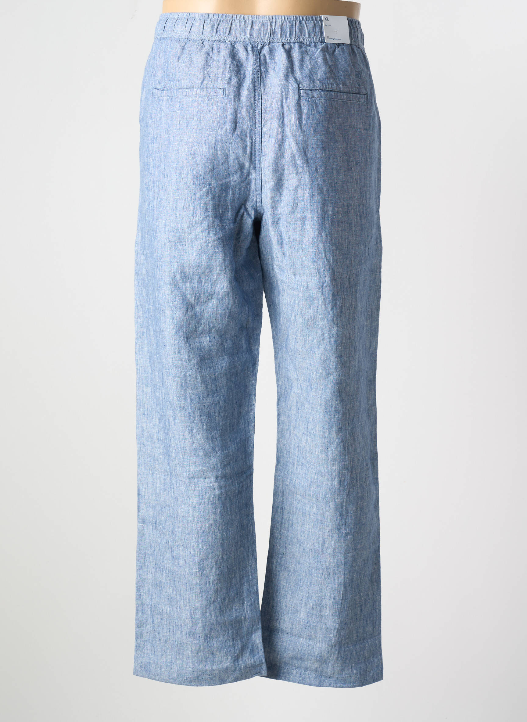 Platus kelnes tiesi kirpimas mėlyna KNOWLEDGE COTTON APPAREL vyras