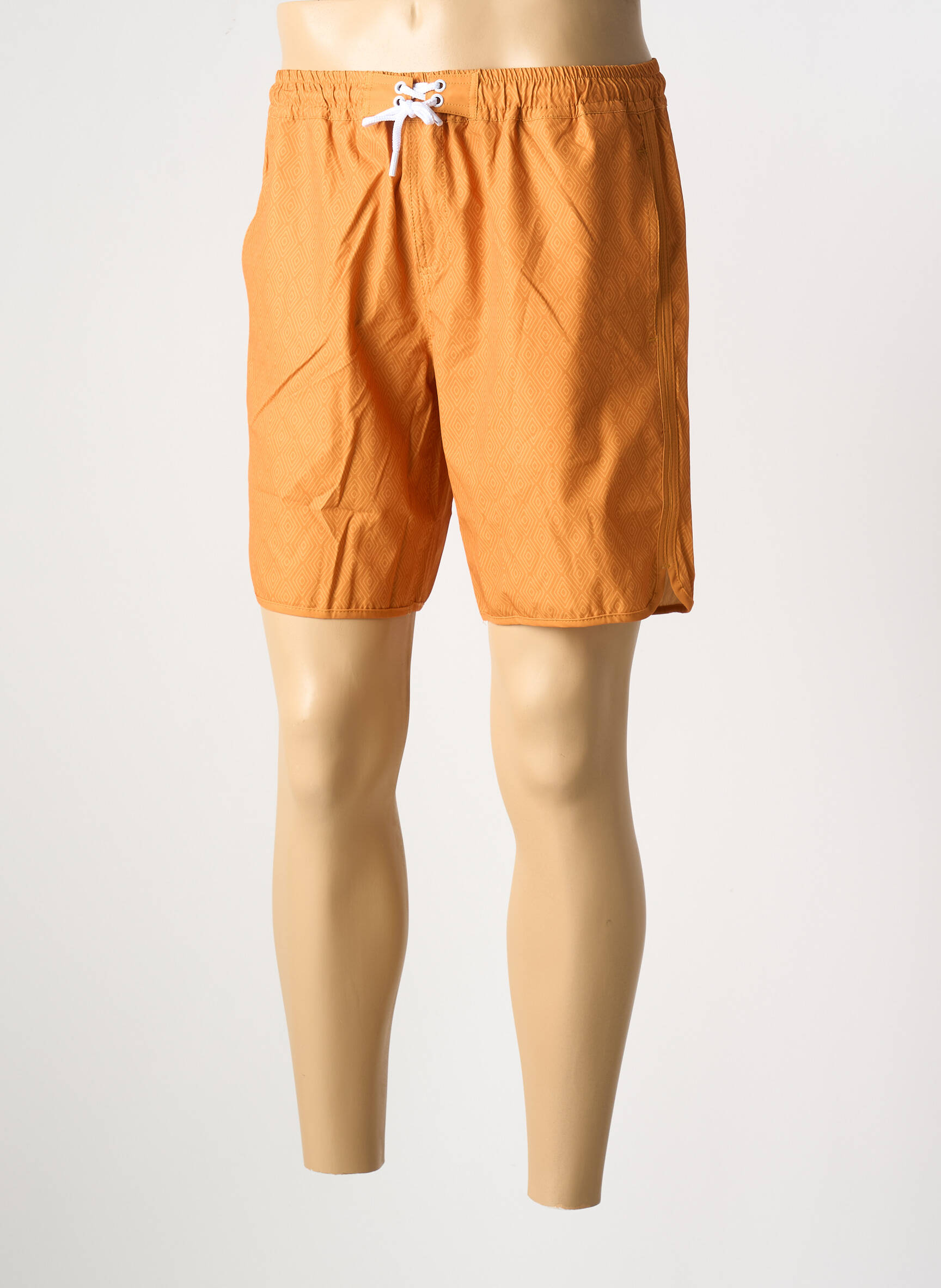 Maudymosi šortas fantazijos raštas oranžinė KNOWLEDGE COTTON APPAREL vyras