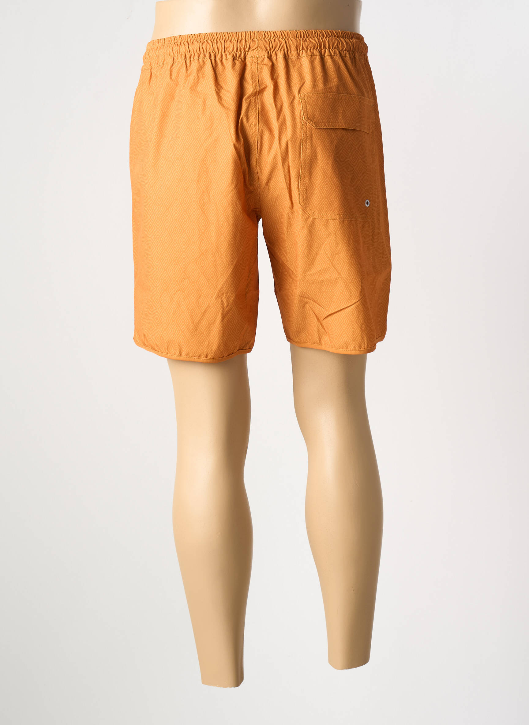 Maudymosi šortas fantazijos raštas oranžinė KNOWLEDGE COTTON APPAREL vyras