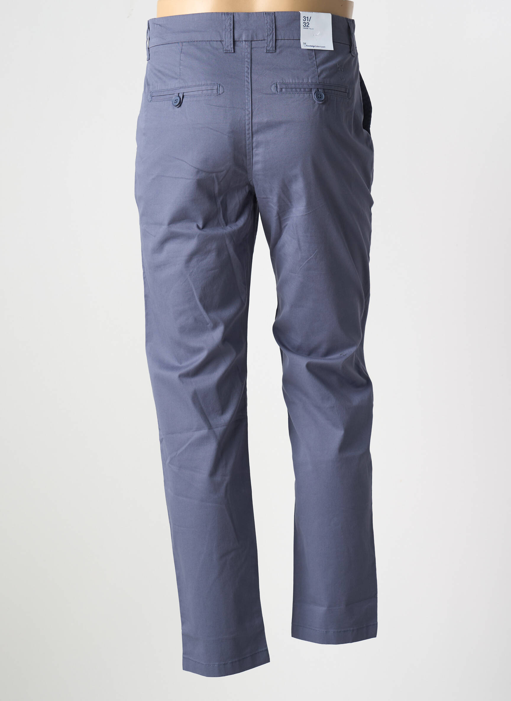 Chino kelnė kišenės pilka KNOWLEDGE COTTON APPAREL vyras