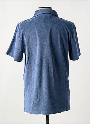 Polo centrinė iškirptė trumpas rankovės šviesiai mėlyna KNOWLEDGE COTTON APPAREL vyras