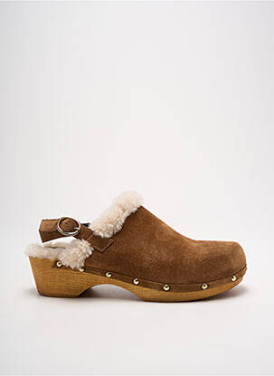 Mule/sabotai kulnas nuo 4 iki 6 cm rudas ANAKI moteris