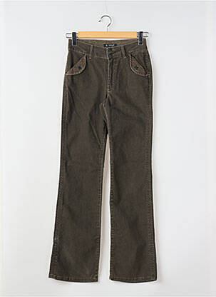 Bootcut džinsai aukšta talija aukšta talija rudas KANOPE moteris