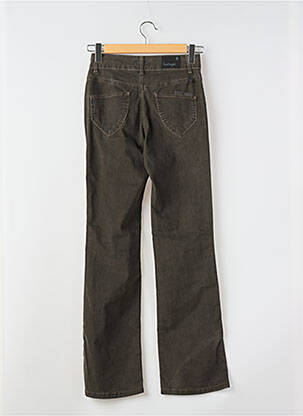 Bootcut džinsai aukšta talija aukšta talija rudas KANOPE moteris