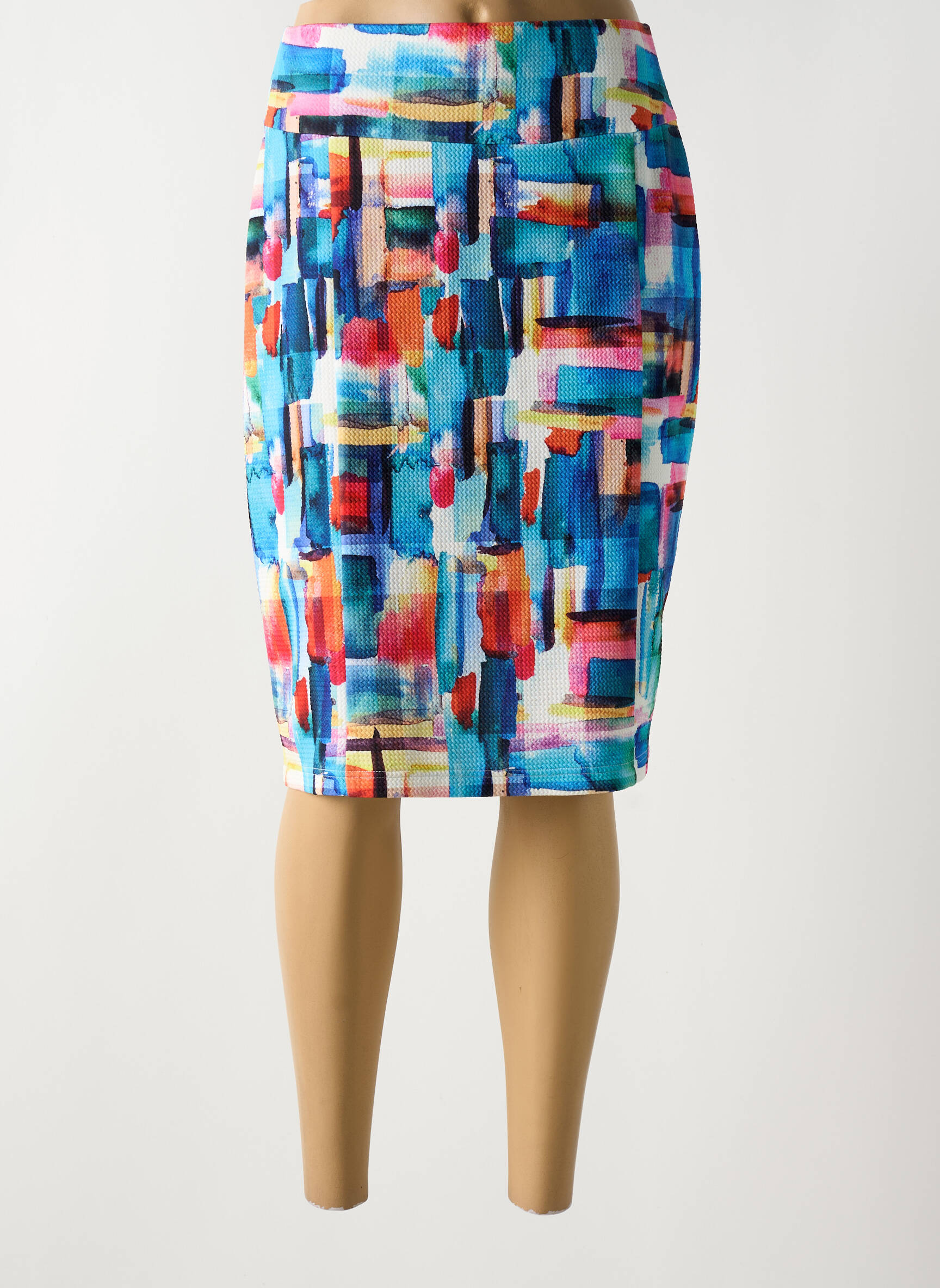 Pusilgis sijonas tamprumas mėlyna GREGORY PAT moteris