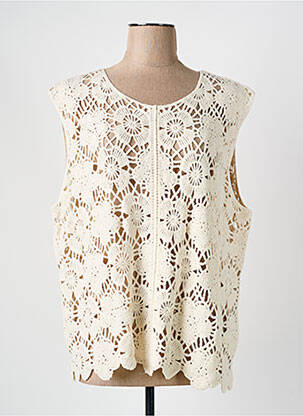 Viršūnė be rankų be rankų bežinis MAISON CAPTAIN moteris