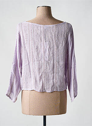 Ilgų rankovių liemenė 3/4 rankovės violetinis L'ATELIER D'ANNA moteris