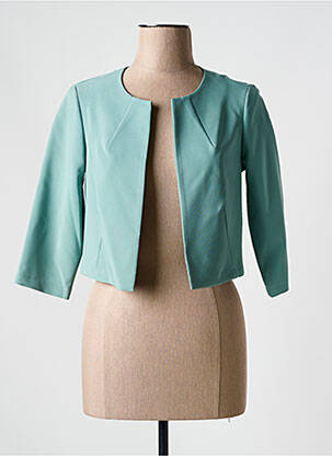Bolero krepos audinys žalias COULEURS DU TEMPS moteris