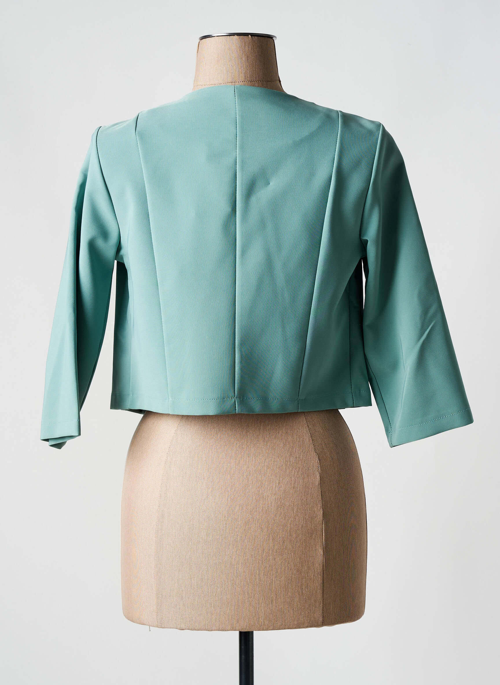 Bolero krepos audinys žalias COULEURS DU TEMPS moteris