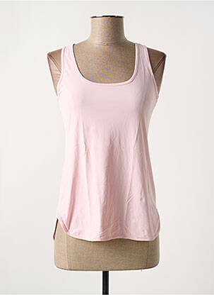 Marškiniai be rankovių centrinė iškirptė be rankų rožinė ALTO GIRO moteris