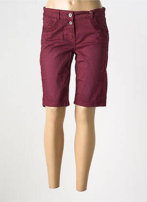 Bermudas tiesi kirpimas normala dydis violetinis CECIL moteris