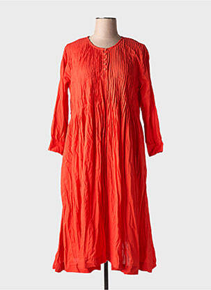 Pusilgių suknelė ilgos rankovės ilgos rankovės raudona DRESS ADDICT moteris