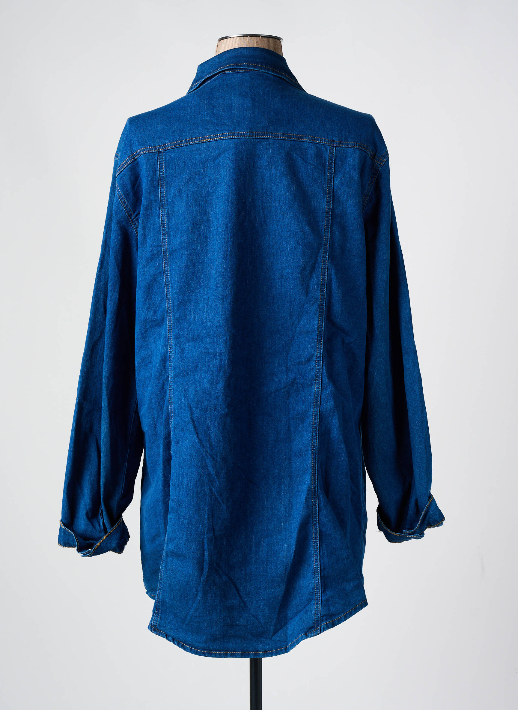 Pusilgių suknelė ilgos rankovės ilgos rankovės mėlyna B.S JEANS moteris