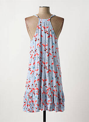 Pusilgių suknelė plonos dirželiai pilka SURKANA moteris