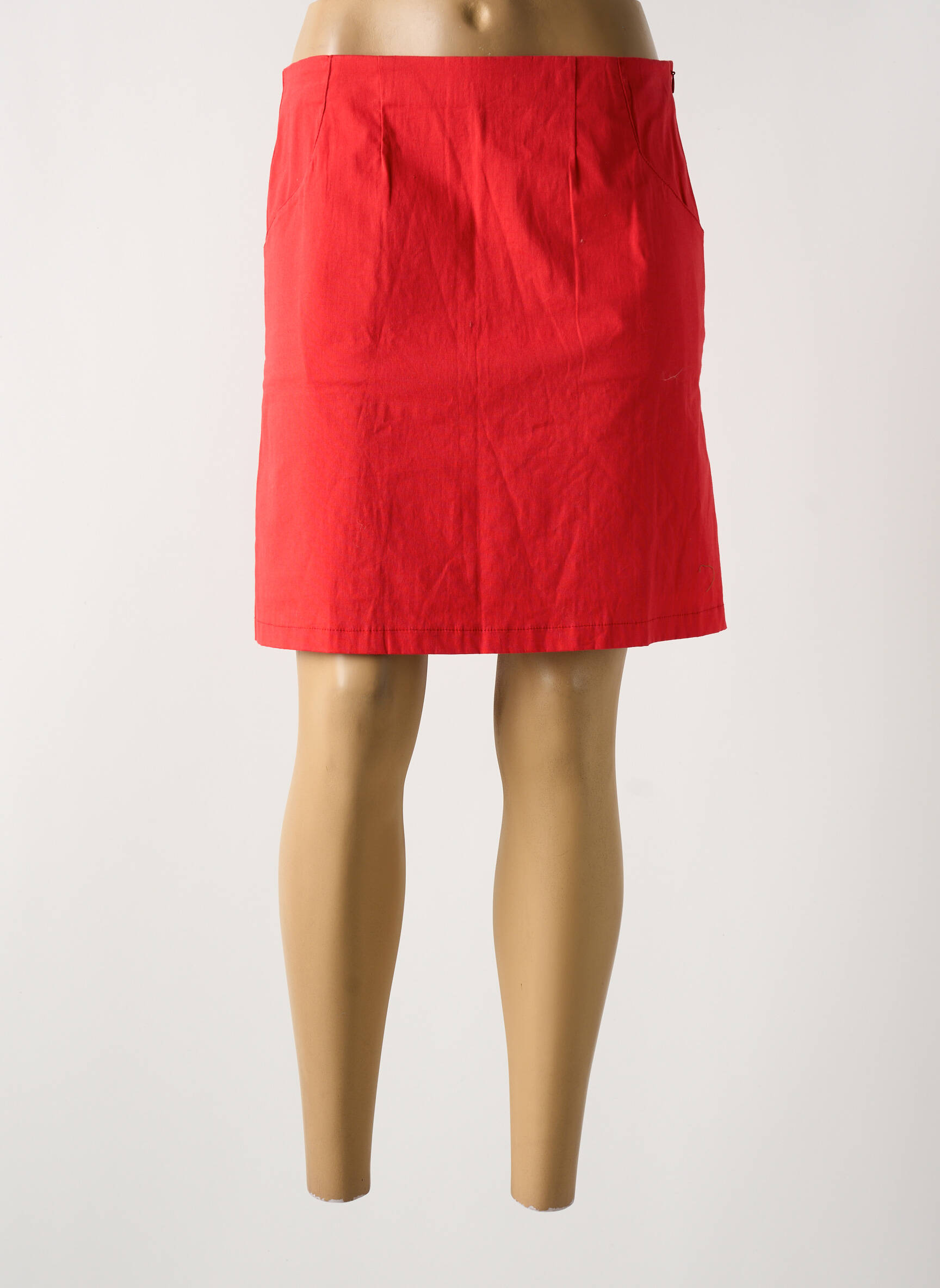 Trumpas sijonas tiesi kirpimas raudona PRINCESSE NOMADE moteris