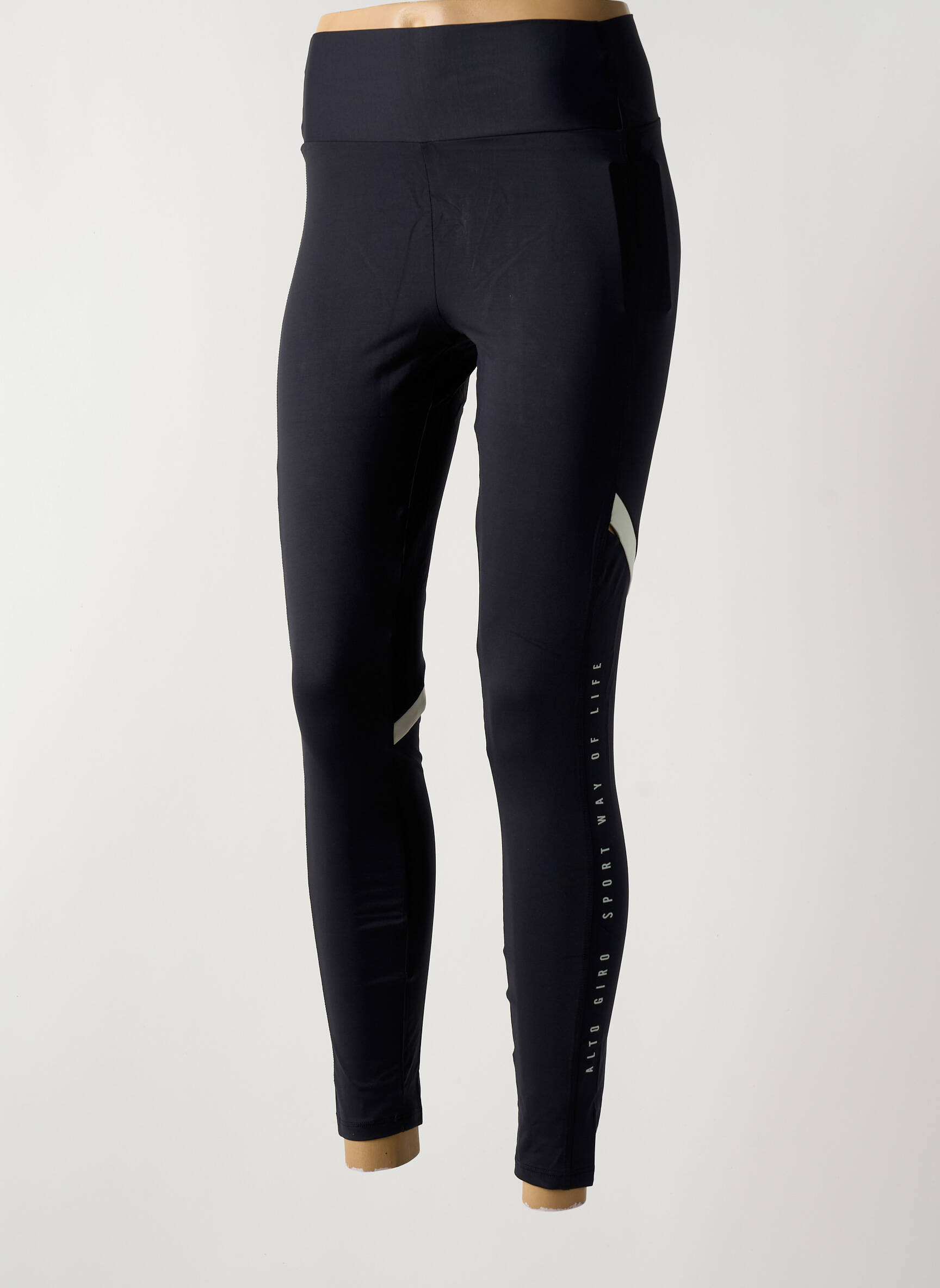 Legingas jersey audinys normala dydis juodas ALTO GIRO moteris